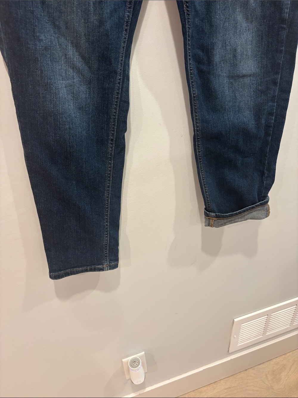Banana Republic Women’s Dark Blue Slim Straight Jeans waist 18 in 28 ri 10 - Picture 5 of 7